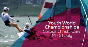 Latvijas jaunieši uzsākuši dalību Pasaules čempionātā burāšanā jauniešiem ASV pilsētā Corpus Christi