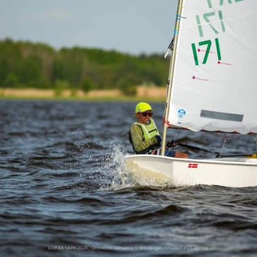 Jānis Verners uzvar Lietuvas Optimist klases sacensībās