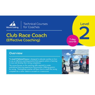 Aicinām trenerus pieteikties bezmaksas World Sailing  kursam – Club Race Coach