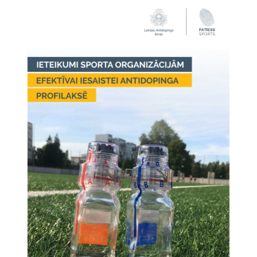 Latvijas Antidopinga birojs publicē ieteikumus sporta organizācijām
