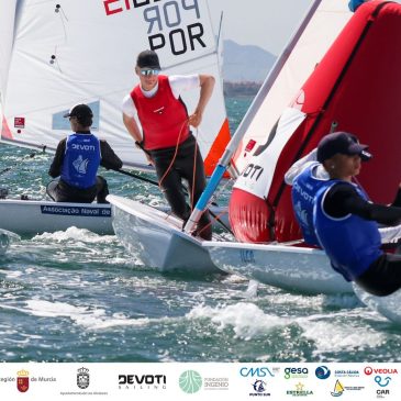 Ansis Čodars veiksmīgi startējis ILCA 4 Eiropas čempionātā